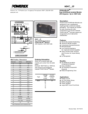 ND471625 Datasheet PDF Powerex