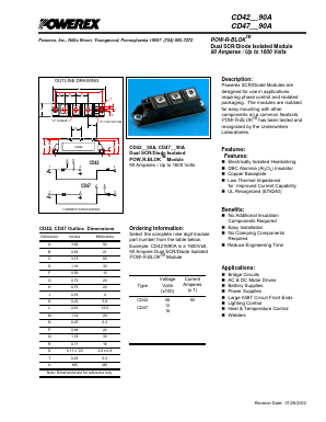 CD471690A Datasheet PDF Powerex