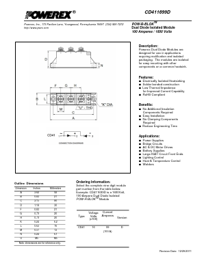 CD411699D Datasheet PDF Powerex