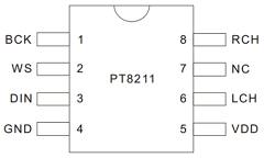 PT8215 Datasheet PDF Princeton Technology