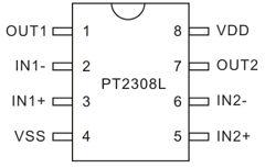 PT2308L Datasheet PDF Princeton Technology