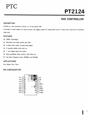 PT2124-F4-NNXI-H Datasheet PDF Princeton Technology