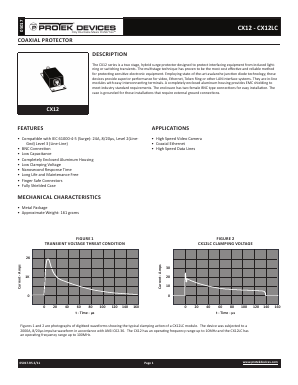 CX12LC Datasheet PDF ProTek Devices.