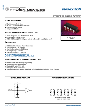 PMAD1108 Datasheet PDF ProTek Devices.