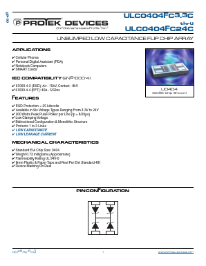 ULC0404FC05C Datasheet PDF ProTek Devices.