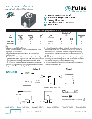 PA2983.230HLT Datasheet PDF Pulse Electronics