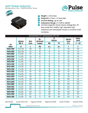 PA4334.273NLT Datasheet PDF Pulse Electronics