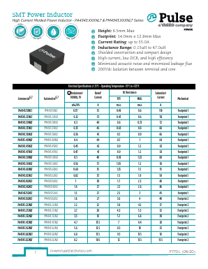 PA4343.103NLT Datasheet PDF Pulse Electronics