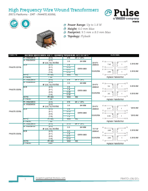 PA4470.002NL Datasheet PDF Pulse Electronics