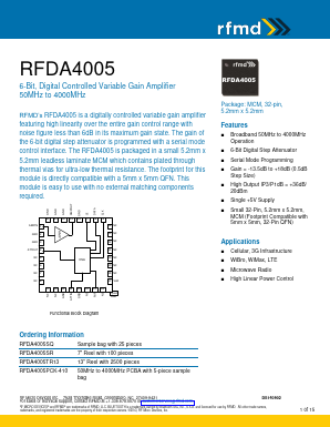 RFDA4005 Datasheet PDF Qorvo, Inc