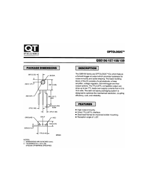 QSE156 Datasheet PDF QT Optoelectronics => Fairchildsemi