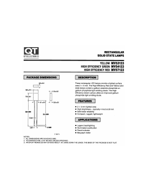 MV54123 Datasheet PDF QT Optoelectronics => Fairchildsemi