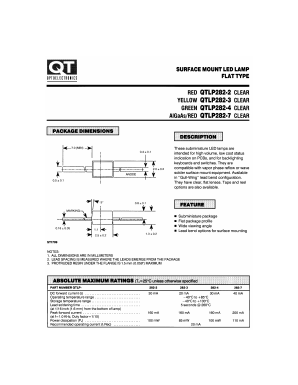 QTLP282-3 Datasheet PDF QT Optoelectronics => Fairchildsemi