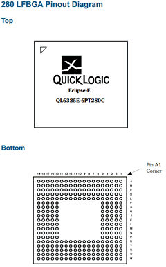 QL6325-E-6PQ208C Datasheet PDF QuickLogic Corporation