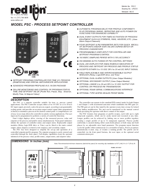 PSC12005 Datasheet PDF ed Lion Controls. Inc