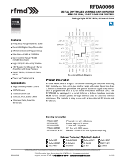 RFDA0066 Datasheet PDF RF Micro Devices