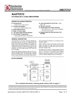 AM27C512-90LI Datasheet PDF Rochester Electronics