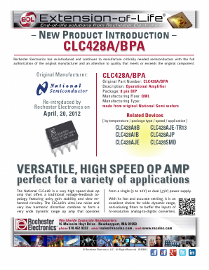 CLC428AJP Datasheet PDF Rochester Electronics