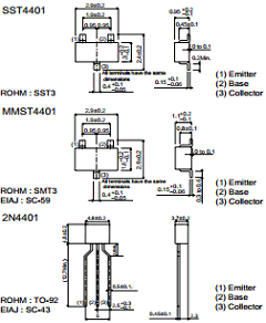 2N4401 Datasheet PDF ROHM Semiconductor