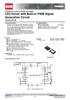 BD18351EFV-M Datasheet PDF ROHM Semiconductor