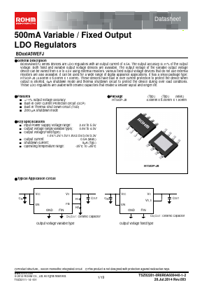 BD00IA5WEFJ Datasheet PDF ROHM Semiconductor