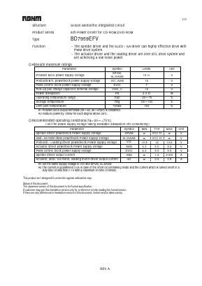 BD7959EFV Datasheet PDF ROHM Semiconductor