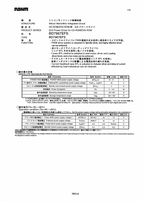 BD7967EFS Datasheet PDF ROHM Semiconductor