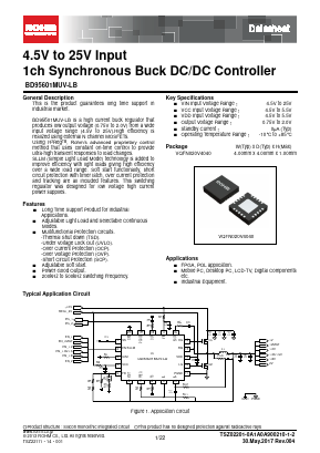 BD95601MUV-LB Datasheet PDF ROHM Semiconductor