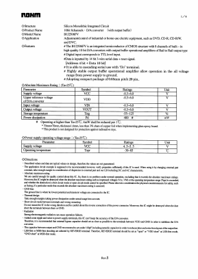 BU2506FV_05 Datasheet PDF ROHM Semiconductor