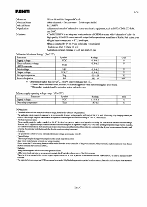 BU2508FV_05 Datasheet PDF ROHM Semiconductor