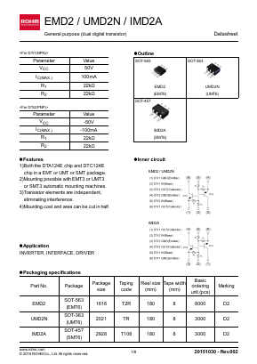 EMD2 Datasheet PDF ROHM Semiconductor