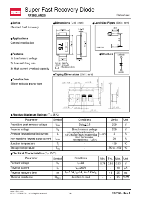 RF202LAM2S Datasheet PDF ROHM Semiconductor