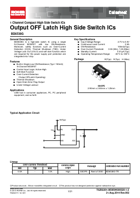 BD6538G Datasheet PDF ROHM Semiconductor