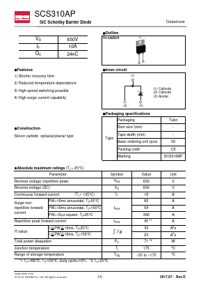 SCS310AP Datasheet PDF ROHM Semiconductor