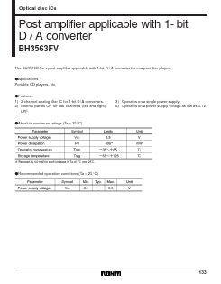 BH3563FV Datasheet PDF ROHM Semiconductor