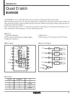 BU4042B Datasheet PDF ROHM Semiconductor