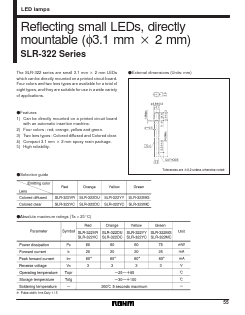 SLR-322MG Datasheet PDF ROHM Semiconductor