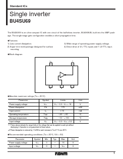 BU4SU69 Datasheet PDF ROHM Semiconductor