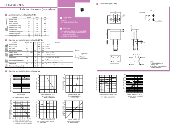 RPR-220PC30N Datasheet PDF ROHM Semiconductor