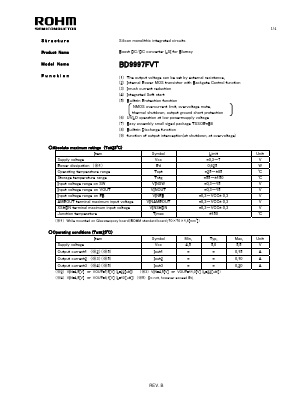 BD9997FVT Datasheet PDF ROHM Semiconductor