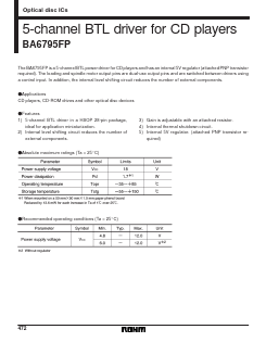 BA6795FP Datasheet PDF ROHM Semiconductor
