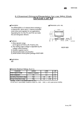 BA5810FM-E2 Datasheet PDF ROHM Semiconductor