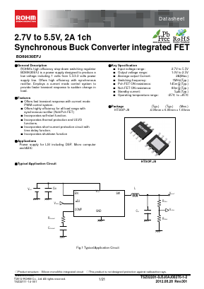 BD89630EFJ Datasheet PDF ROHM Semiconductor