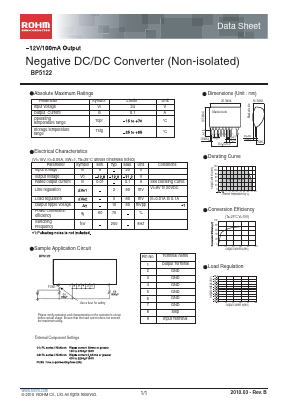 BP5122 Datasheet PDF ROHM Semiconductor