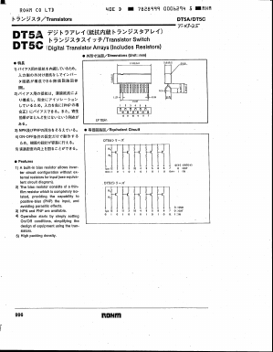 DT5A Datasheet PDF ROHM Semiconductor