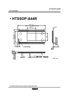 HTSSOP-A44R Datasheet PDF ROHM Semiconductor