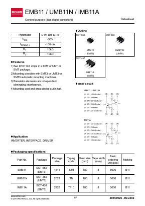 EMB11 Datasheet PDF ROHM Semiconductor