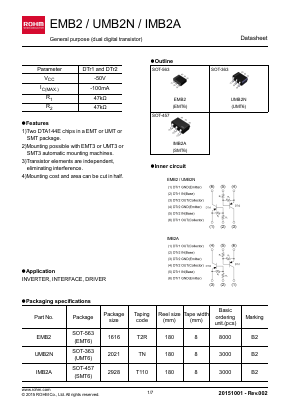 IMB2AT110 Datasheet PDF ROHM Semiconductor
