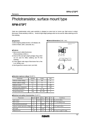 RPM-075PT Datasheet PDF ROHM Semiconductor