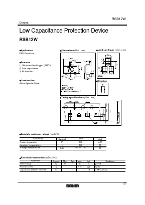 RSB12W Datasheet PDF ROHM Semiconductor